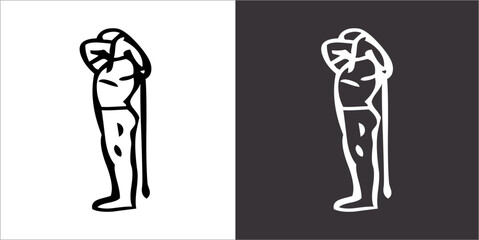 IIlustration Vector graphics of Workout Routine icon