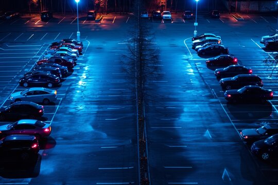 lots of cars on car parking