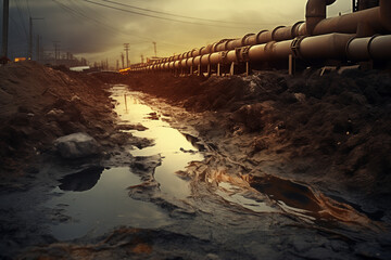 Rusty gas pipelines