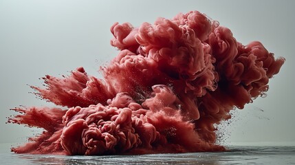 Red Cloud Ink Explosion