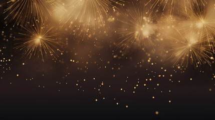 Fototapeta premium Fireworks background for celebration, holiday celebration concept