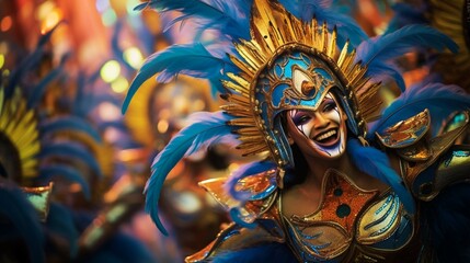 Notting hill Carnival dancers, beautiful old and young women