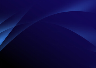 青のダークなウェーブ背景