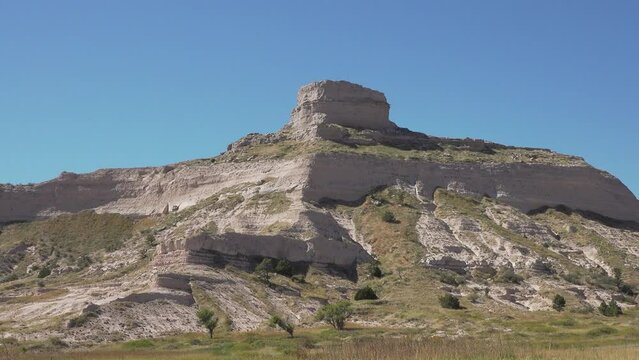 Sentinel Rock at Scotts Bluff, Gering, Nebraska, USA
