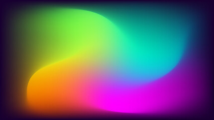 Multicolor abstract shapes background with smooth gradient texture.