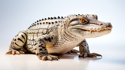 Obraz premium crocodile isolated on white