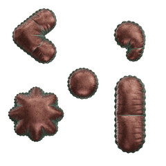 Copper balloon 5 different symbols