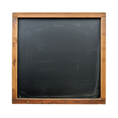 Empty Vintage Chalkboard. Front View. Ai Generative