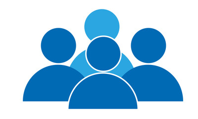 人物ピクトグラム　グループ集団　アイコン　シルエット