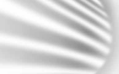 Minimalist Geometric play of light and shadow creating a geometric pattern cut out on transparent background