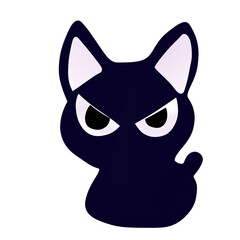 cat in the dark night 