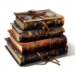 Stack with Old books