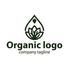 Organic logo design vector eps free download for your company.