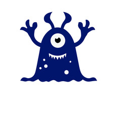 Monsters and Aliens vector set