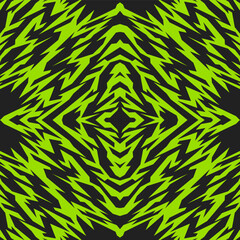 Abstract background with seamless tribal tattoo pattern