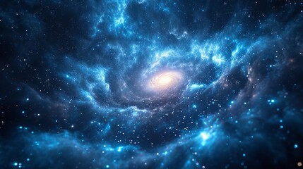 Obraz na płótnie Canvas Starry sky technology sci-fi, galaxy with noise and grain background. Nebula Black Hole, night view.