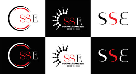 SES logo. S E S design. White SES letter. SES, S E S letter logo SET design. Initial letter SES linked circle uppercase monogram logo. S E S letter logo SET vector design. SES letter logo design five 