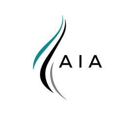 Fototapeta premium AIA Letter logo design template vector. AIA Business abstract connection vector logo. AIA icon circle logotype. 