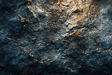 Rough dark stone surface texture