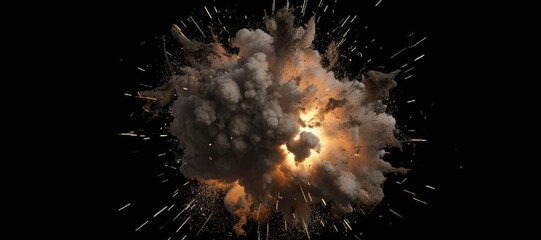 fire smoke bomb explosion, gas, burn 51