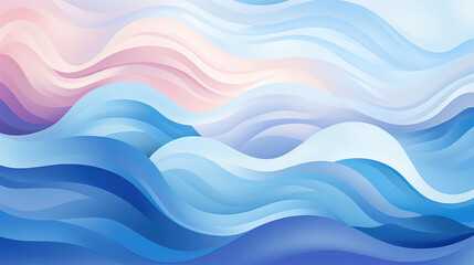 Fototapeta premium Abstract background inspired by Chambray Blue hues, delicate patterns, harmonious shapes, and dreamy colors to create a visually stunning and emotionally resonant visual display Ai Generativ