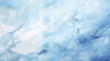 Obraz premium Ethereal Chambray Blue abstract background, blending delicate shades, dynamic patterns, and dreamlike elements, visually enchanting and versatile composition Ai Generative