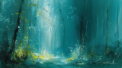 Enchanted Forest in Abstract