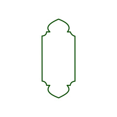 Islamic frame for the month of Ramadan