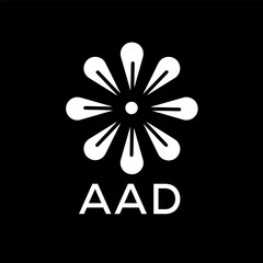 AAD Letter logo design template vector. AAD Business abstract connection vector logo. AAD icon circle logotype.
