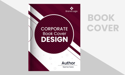 City Background Business Book Cover Design Template. magenta  corporate identity cover business vector design.