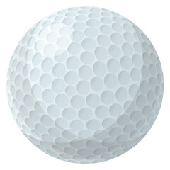 Golf ball cartoon icon. Club sport symbol