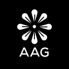 AAG Letter logo design template vector. AAG Business abstract connection vector logo. AAG icon circle logotype.

