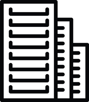 recommend clip art: Opera building icon outline vector. Skyline city tower. Urban architecture