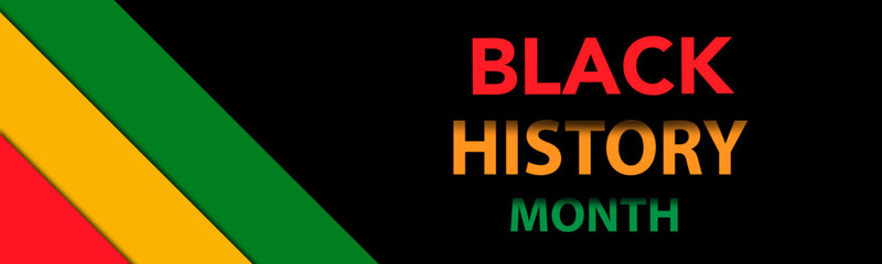 Obraz premium Black History Month Background