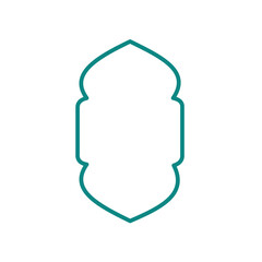 Islamic window frame