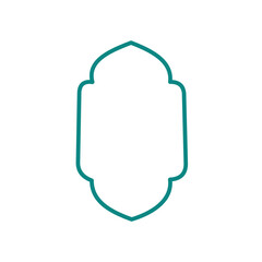 Islamic window frame