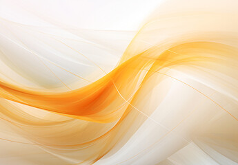 a bright orange background with orange and white waves, high-key lighting, light white and bronze, digitally enhanced, smokey background, layered composition,