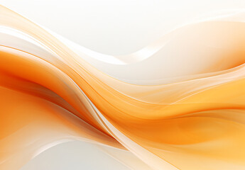 Fototapeta premium a bright orange background with orange and white waves, high-key lighting, light white and bronze, digitally enhanced, smokey background, layered composition,