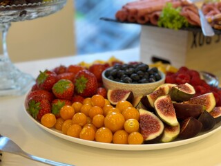 Obstplatte am Buffet