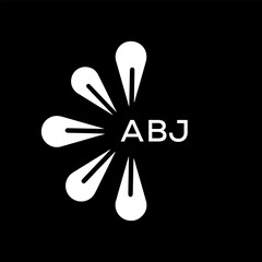 ABJ Letter logo design template vector. ABJ Business abstract connection vector logo. ABJ icon circle logotype.
