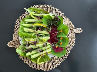 frischer Gem&uuml;seteller