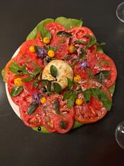 gesunder Tomatensalat