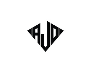 AJO logo design vector template