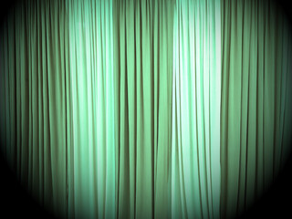 Green gradient lines create a dynamic and modern abstract background with spotlight, showcasing a perfect blend of technology and artistic style