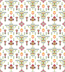 seamless pattern with flowers Colorful romantic seamless floral pattern. Can be used for cards, invitations