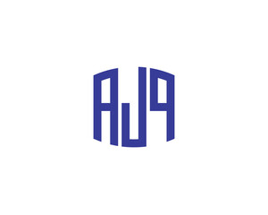 Fototapeta premium AJQ Logo design vector template