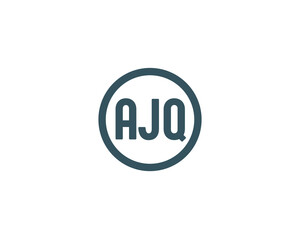 AJQ Logo design vector template