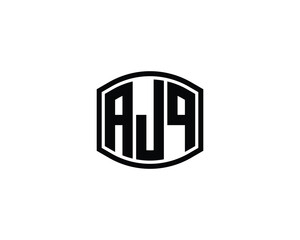 AJQ Logo design vector template