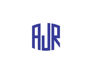 AJR logo design vector template