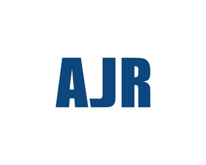 AJR logo design vector template